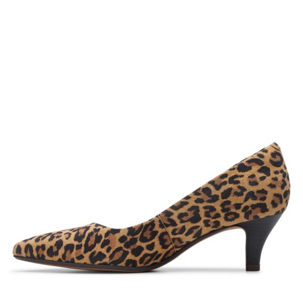 Clarks Womens Linvale Jerica Heels Leopard | CA-3925408